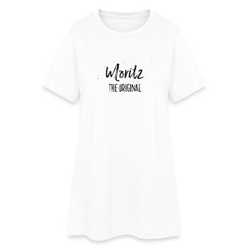 Moritz - Frauen T-Shirt-Kleid - Weiß - Vorne