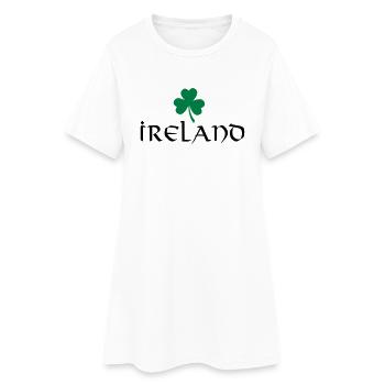 Ireland - St. Patrick's Day - Women’s T-Shirt Dress - white - Front