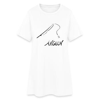 pêche - Robe T-shirt Femme - blanc - Devant