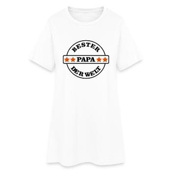 Le plus grand papa du monde - Robe T-shirt Femme - blanc - Devant