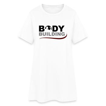 bodybuilding - Robe T-shirt Femme - blanc - Devant