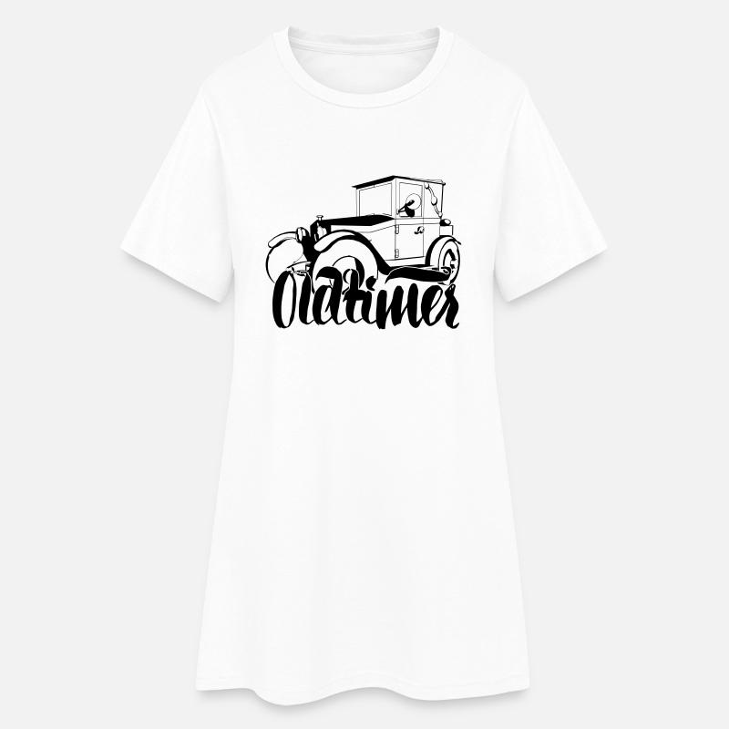 Oldtimer - Women’s T-Shirt Dress - white
