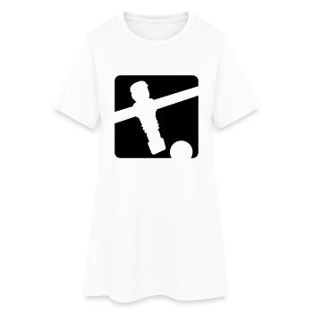 kicker partenaire - Kicker shirt - Robe T-shirt Femme - blanc - Devant