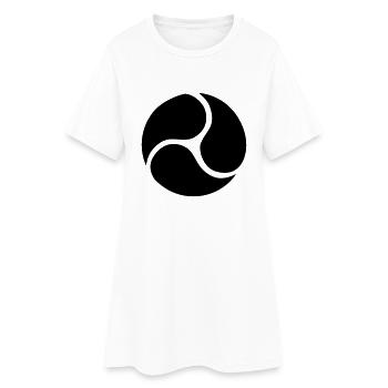 Greek Archaic Circle Form - Robe T-shirt Femme - blanc - Devant