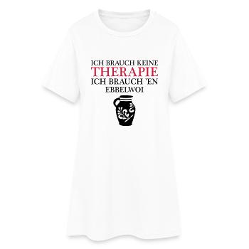 Frankfurter Apfelwein - Frauen T-Shirt-Kleid - Weiß - Vorne