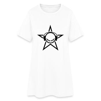 musique - Robe T-shirt Femme - blanc - Devant