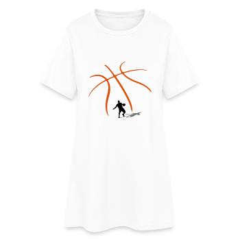 Basketball - Women’s T-Shirt Dress - white - Front
