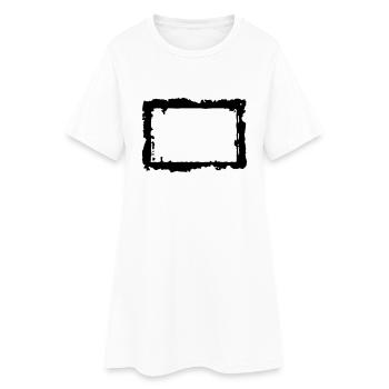 frame_4_vec_1 fr - Robe T-shirt Femme - blanc - Devant