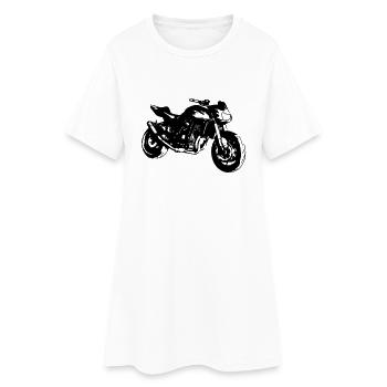 Kawasaki z750-Fan - Frauen T-Shirt-Kleid - Weiß - Vorne