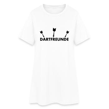 Dartfreunde - fléchettes T-shirt - Robe T-shirt Femme - blanc - Devant
