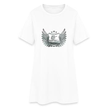 paintball - Robe T-shirt Femme - blanc - Devant
