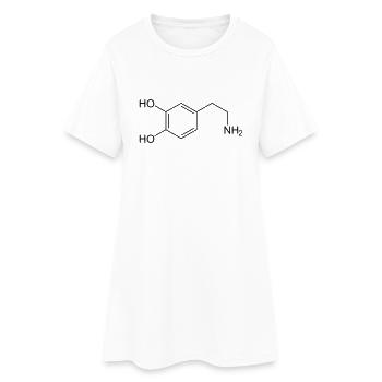 dopamine - Women’s T-Shirt Dress - white - Front