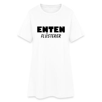 enten flüsterer - Frauen T-Shirt-Kleid - Weiß - Vorne