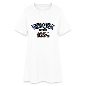 uni_1954 - Women’s T-Shirt Dress - white - Front