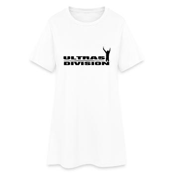Ultras Hooligans Division - Frauen T-Shirt-Kleid - Weiß - Vorne