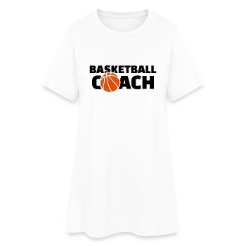 Basketball coach - Women’s T-Shirt Dress - white - Front