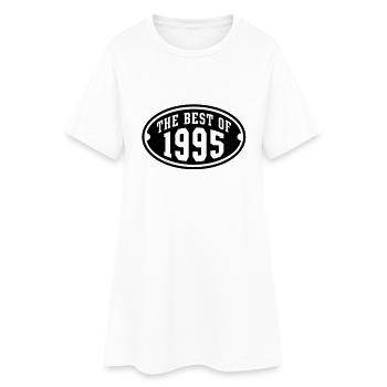 LE MEILLEUR DE 1995 - conception Anniversaire - Robe T-shirt Femme - blanc - Devant