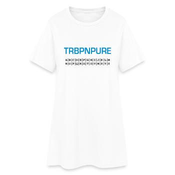 trbpnpure - geocacher - Frauen T-Shirt-Kleid - Weiß - Vorne