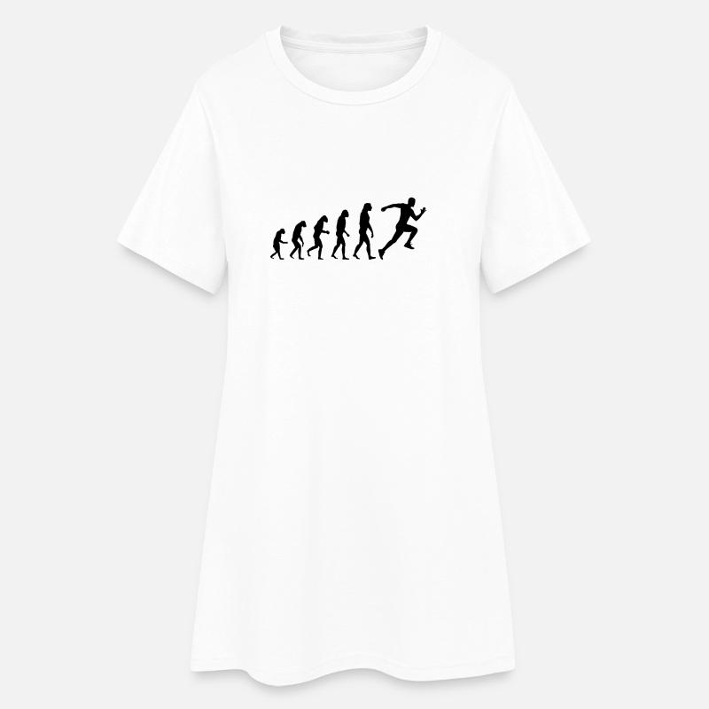 Evolution Sprinter Sport - Robe T-shirt Femme - blanc