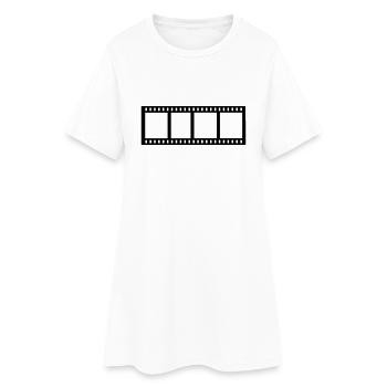 Film - Robe T-shirt Femme - blanc - Devant