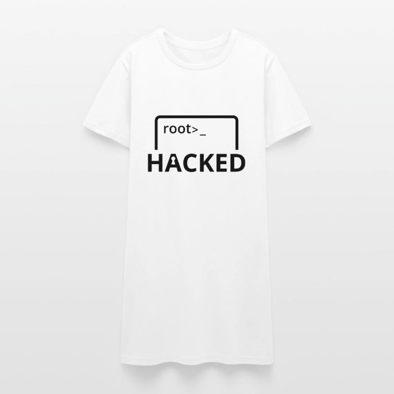Hacked hacker computer scientist computer programmer Women’s T-Shirt Dress