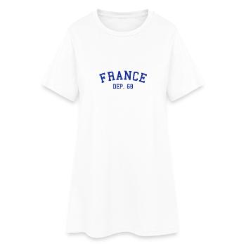 France Department 68 Haut-Rhin - Women’s T-Shirt Dress - white - Front