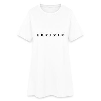 forever partner tshirt - Frauen T-Shirt-Kleid - Weiß - Vorne