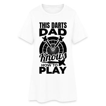 Papa dard - Robe T-shirt Femme - blanc - Devant