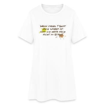 T-shirt - Robe T-shirt Femme - blanc - Devant