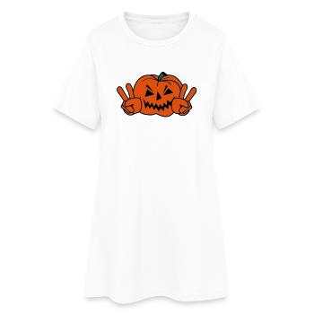 Halloween - Robe T-shirt Femme - blanc - Devant