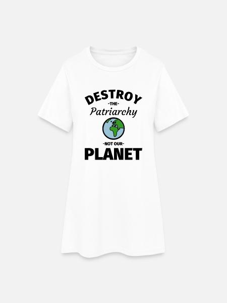 Féminisme féministe - Robe T-shirt Femme - blanc