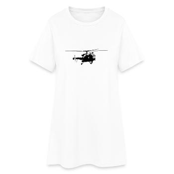 Helicopter - Women’s T-Shirt Dress - white - Front
