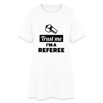 Arbitre - Robe T-shirt Femme - blanc - Devant