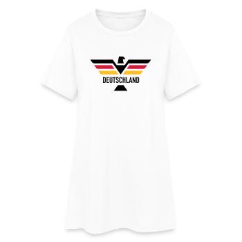 Germany - Women’s T-Shirt Dress - white - Front