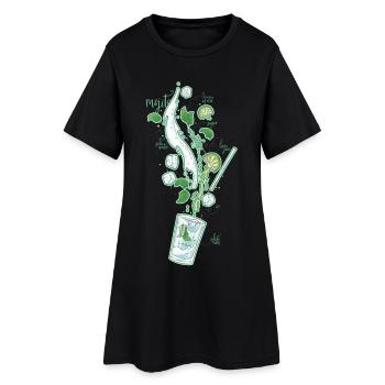 Mojito - Robe T-shirt Femme - noir - Devant