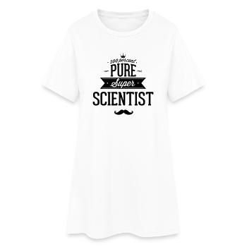 To 100% scientists - Women’s T-Shirt Dress - white - Front