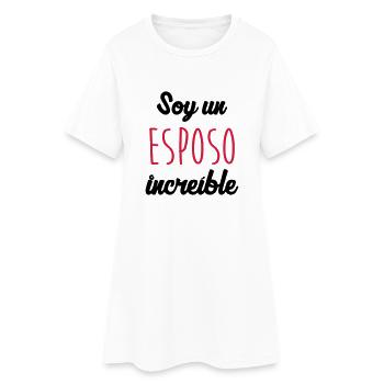 Marido Esposo Esposa Matrimonio Boba Mujer Amor - Frauen T-Shirt-Kleid - Weiß - Vorne