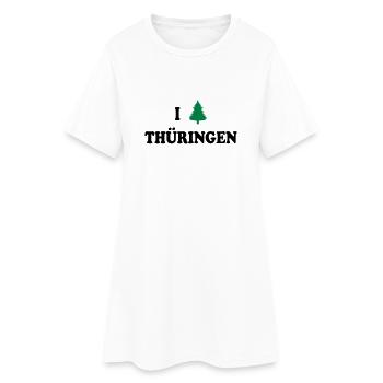 I Love Thüringen - Robe T-shirt Femme - blanc - Devant