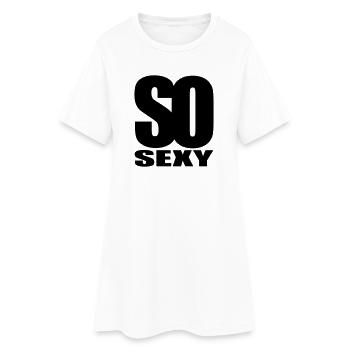 So sexy - couleur personnalisable - Robe T-shirt Femme - blanc - Devant