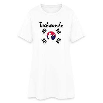taekwondo_5 - Women’s T-Shirt Dress - white - Front