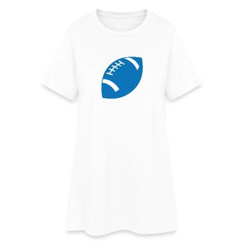 Football US / Rugby - Robe T-shirt Femme - blanc - Devant