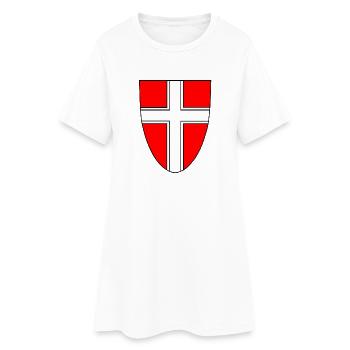 Wien Wappen - Frauen T-Shirt-Kleid - Weiß - Vorne