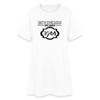 Beste Erfindung des Jahres 1944 Geschenk - Frauen T-Shirt-Kleid - Weiß - Vorne