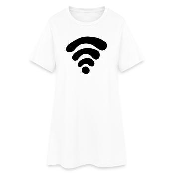 WiFi - Robe T-shirt Femme - blanc - Devant