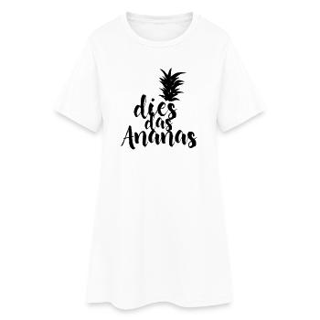 dies das Ananas - Frauen T-Shirt-Kleid - Weiß - Vorne
