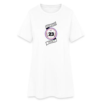 Fière D'être Du 23 Creuse France - Robe T-shirt Femme - blanc - Devant