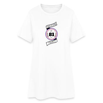 Fière D'être Du 81 Tarn France - Robe T-shirt Femme - blanc - Devant