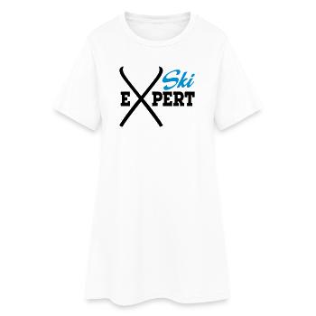 6254398 117220119 ski - Robe T-shirt Femme - blanc - Devant