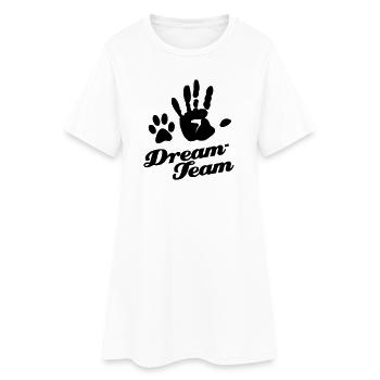 Dream Team Animal Lovers Paw - Robe T-shirt Femme - blanc - Devant