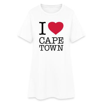 J’AIME LE CAP Kapstadt - Robe T-shirt Femme - blanc - Devant